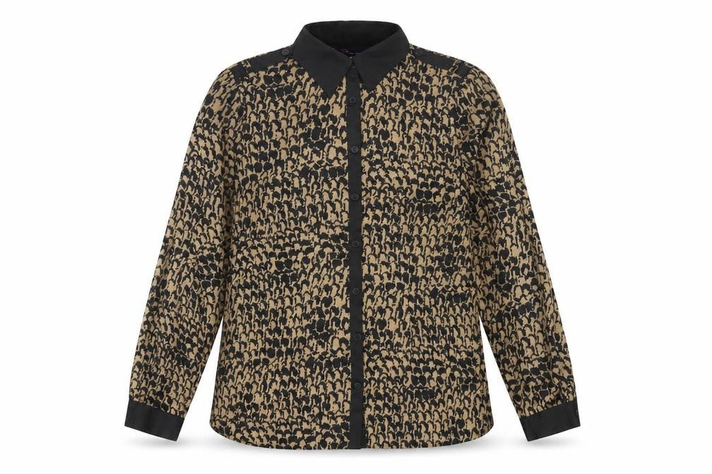 Marks and Spencer Women's Animal Print Blouse Size 14