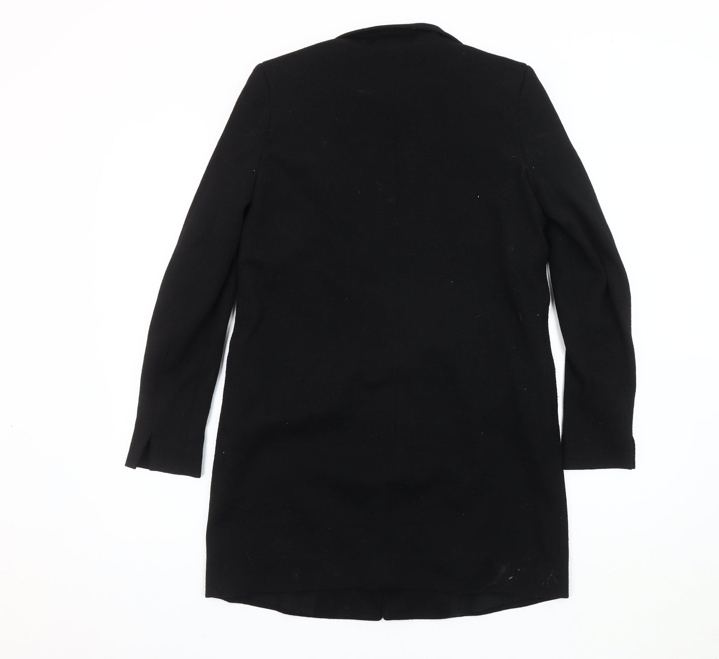 Vero Moda Women's Black Long Coat, Size 6, Lined