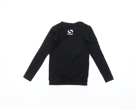 Sondico Boys' Black 5-6Y Long Sleeve Football T-Shirt