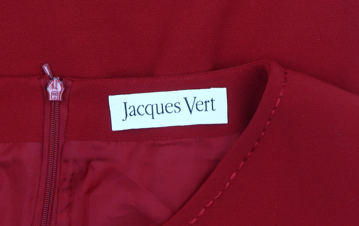 Jacques Vert Women's Red Sheath Dress Size 12