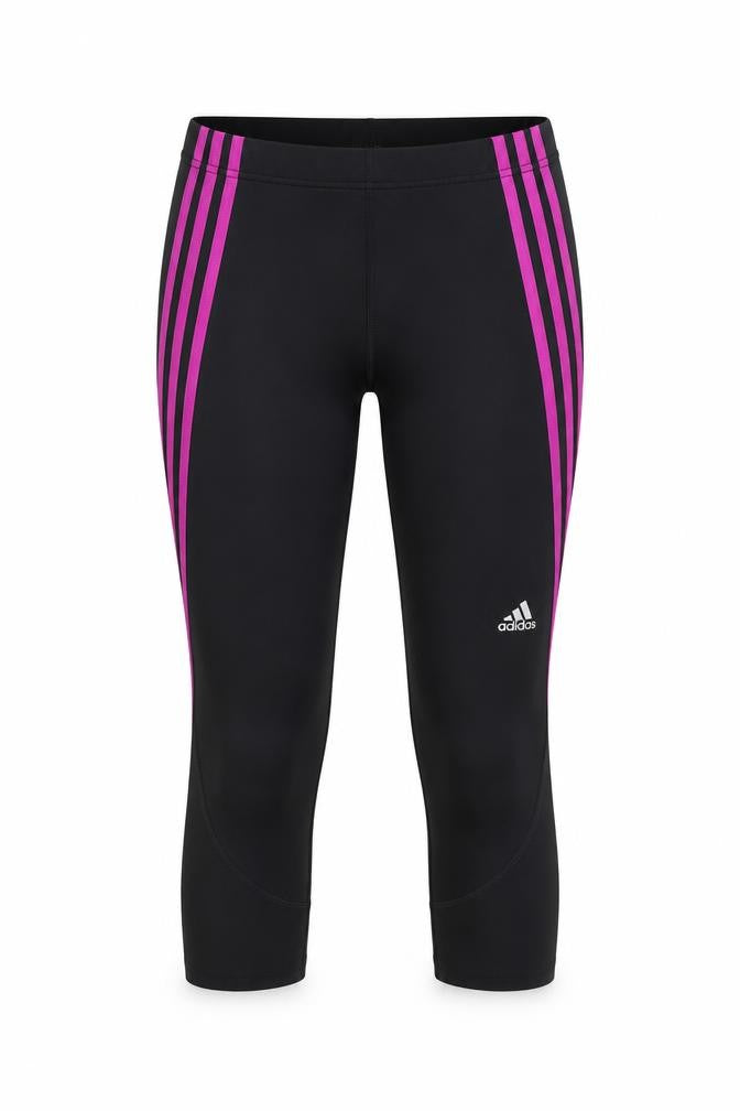 Front view of Adidas Women's Black Slim Fit Leggings S