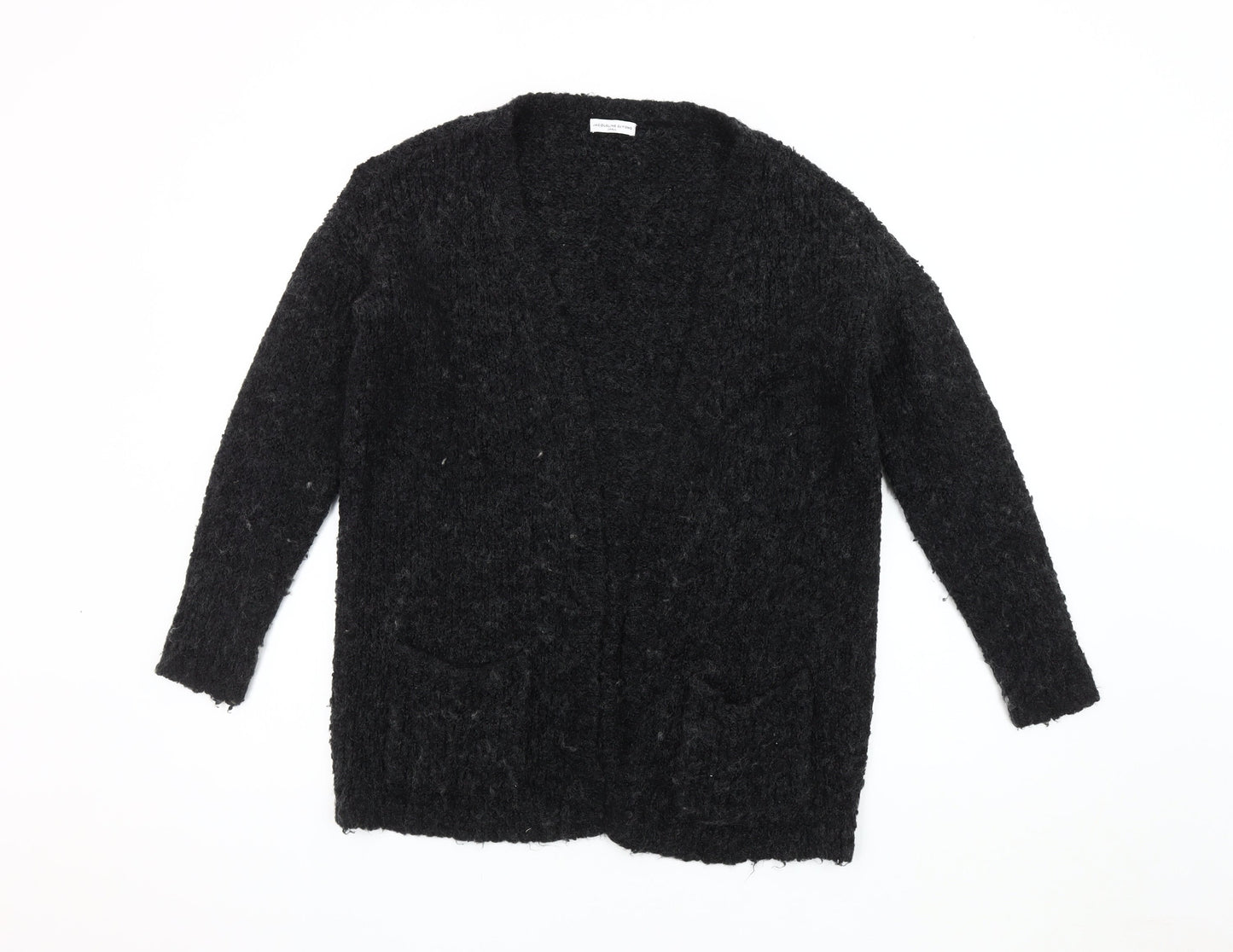 Jacqueline de Yong Women's Black Open Front Cardigan Size S