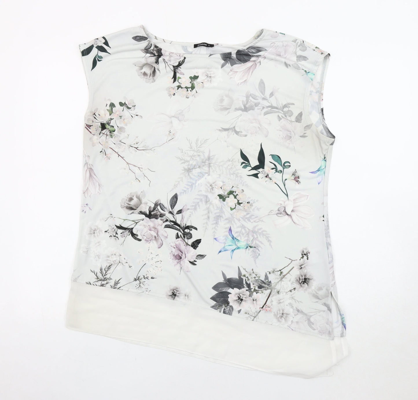 Roman Floral Women’s Blouse, Multicoloured, Size 16