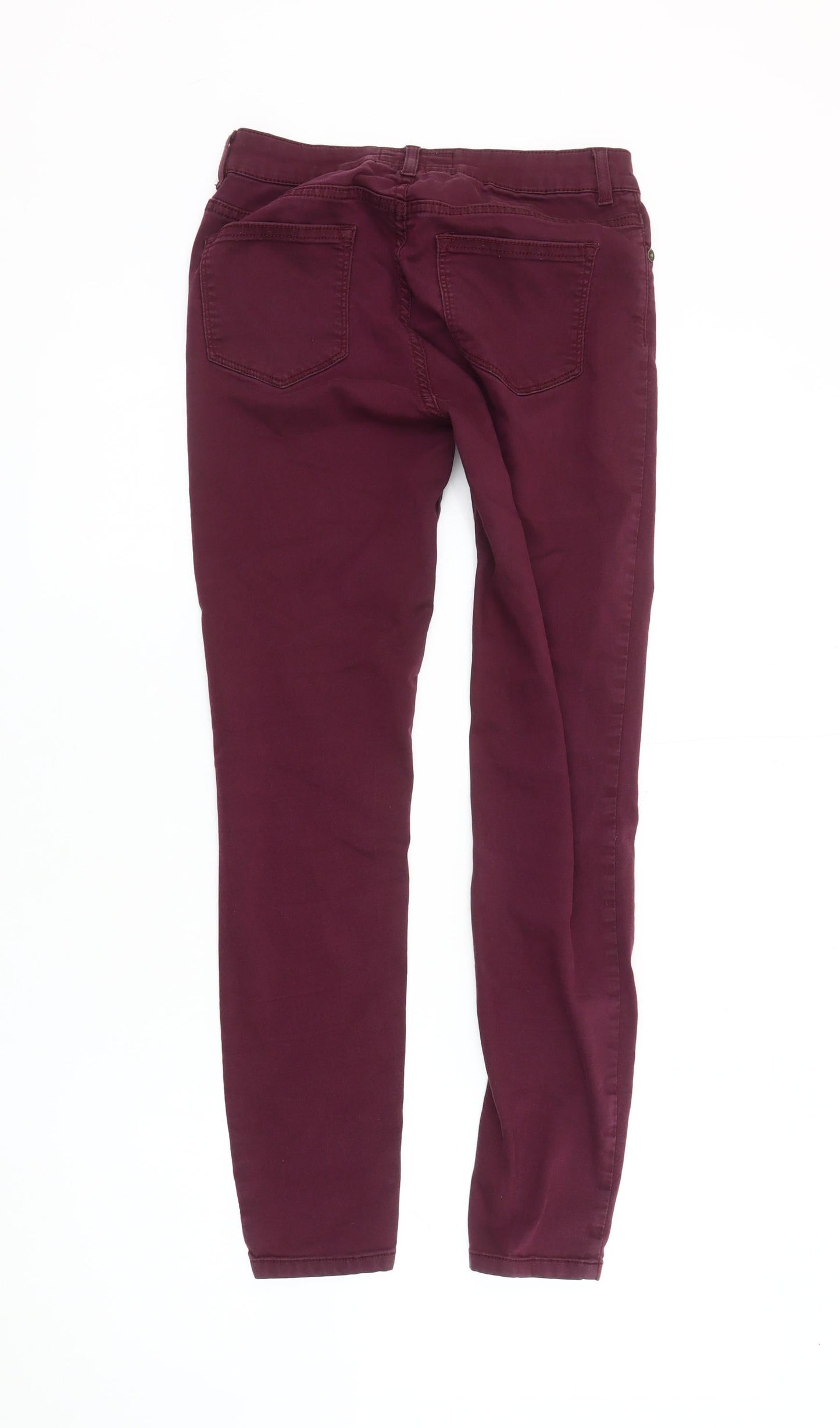 Fat Face Women's Burgundy Skinny Jeans Size 10