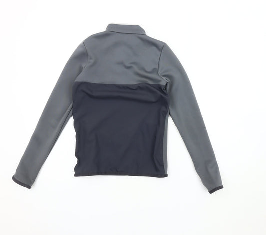 Decathlon Boys Grey 1/2 Zip Sweatshirt, 10-11 Years