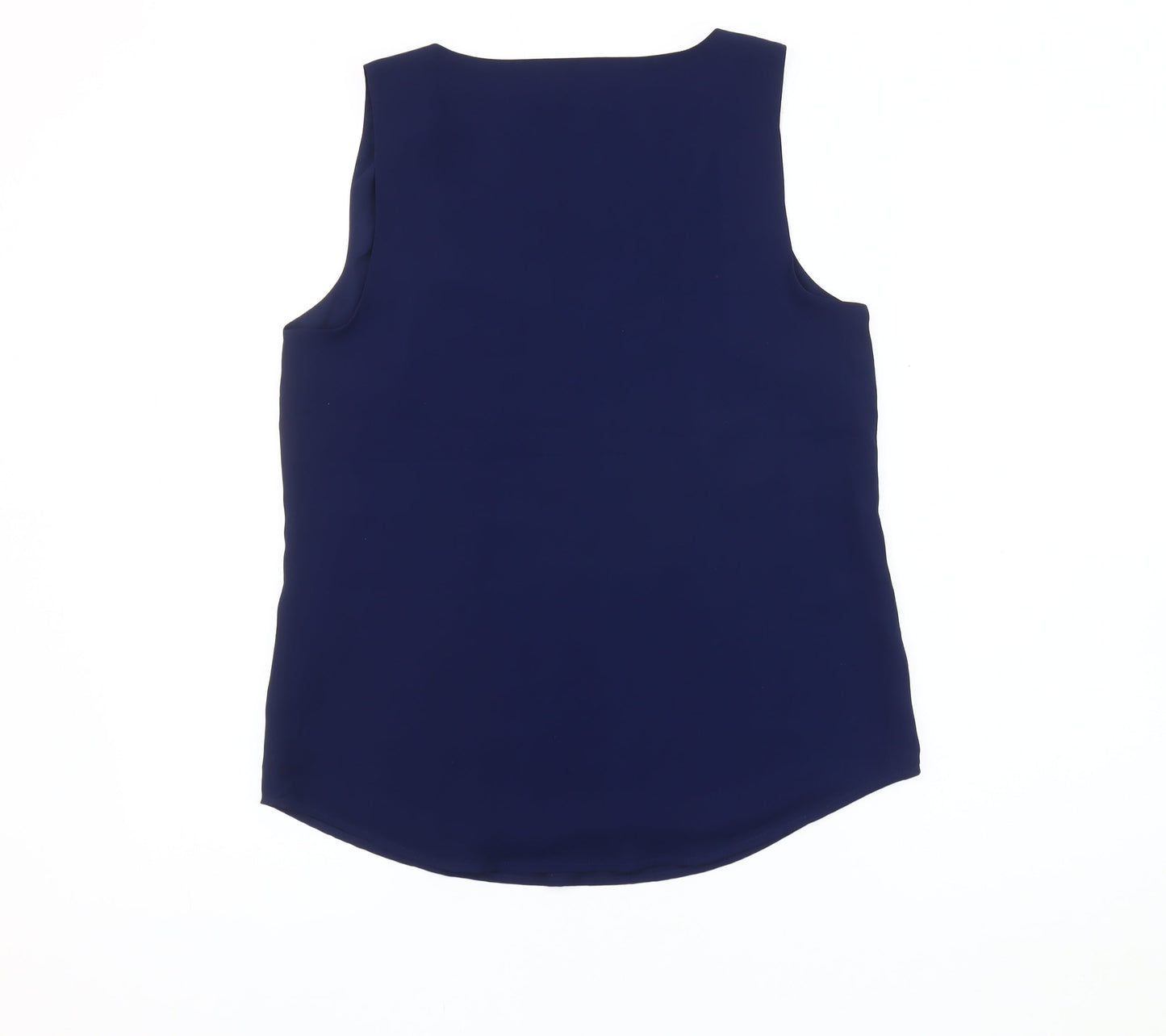 Oasis Women's Blue Sleeveless V-Neck Tank Top Size 10
