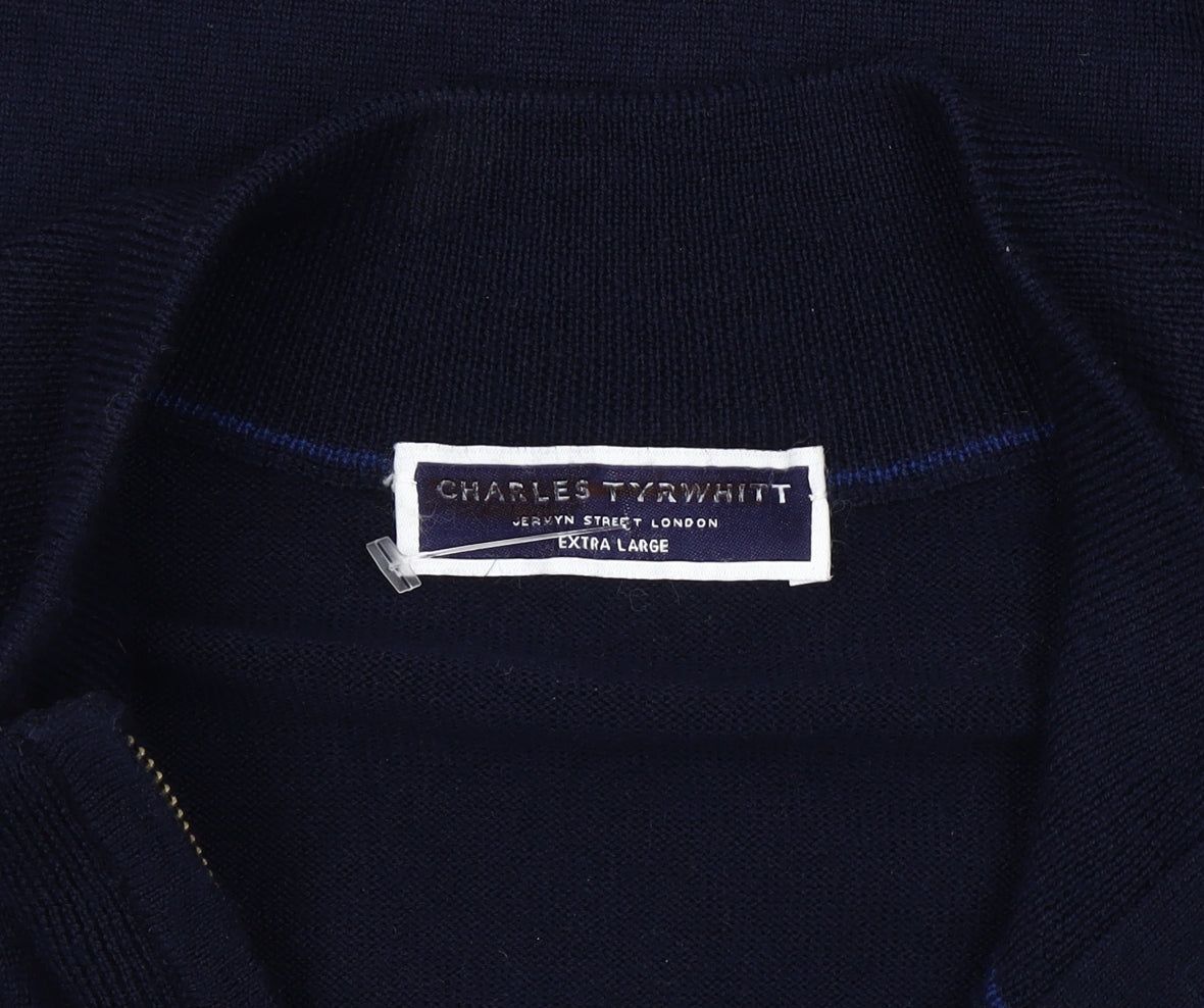 Charles Tyrwhitt Men’s Blue Full Zip Sweatshirt XL