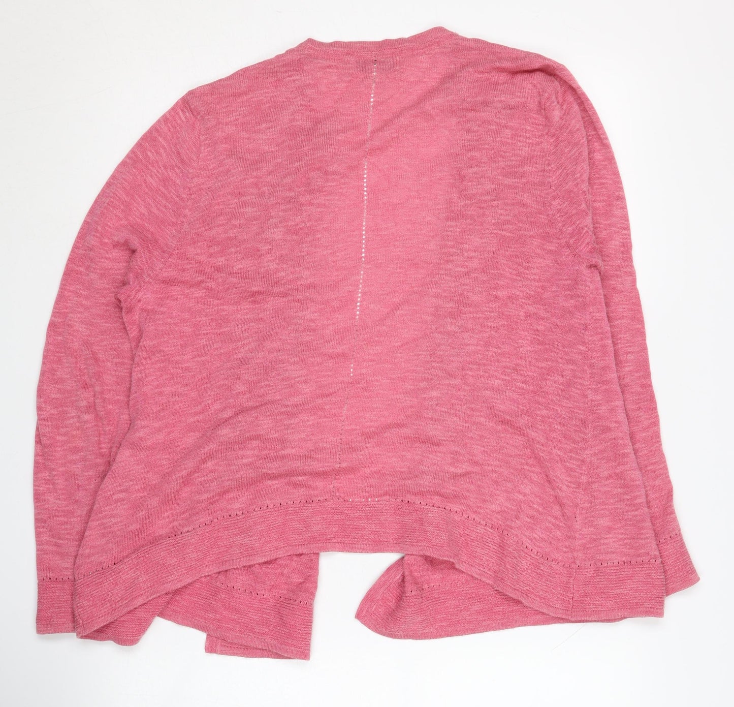 RJR John Rocha Women Pink Open Front Cardigan Size 14
