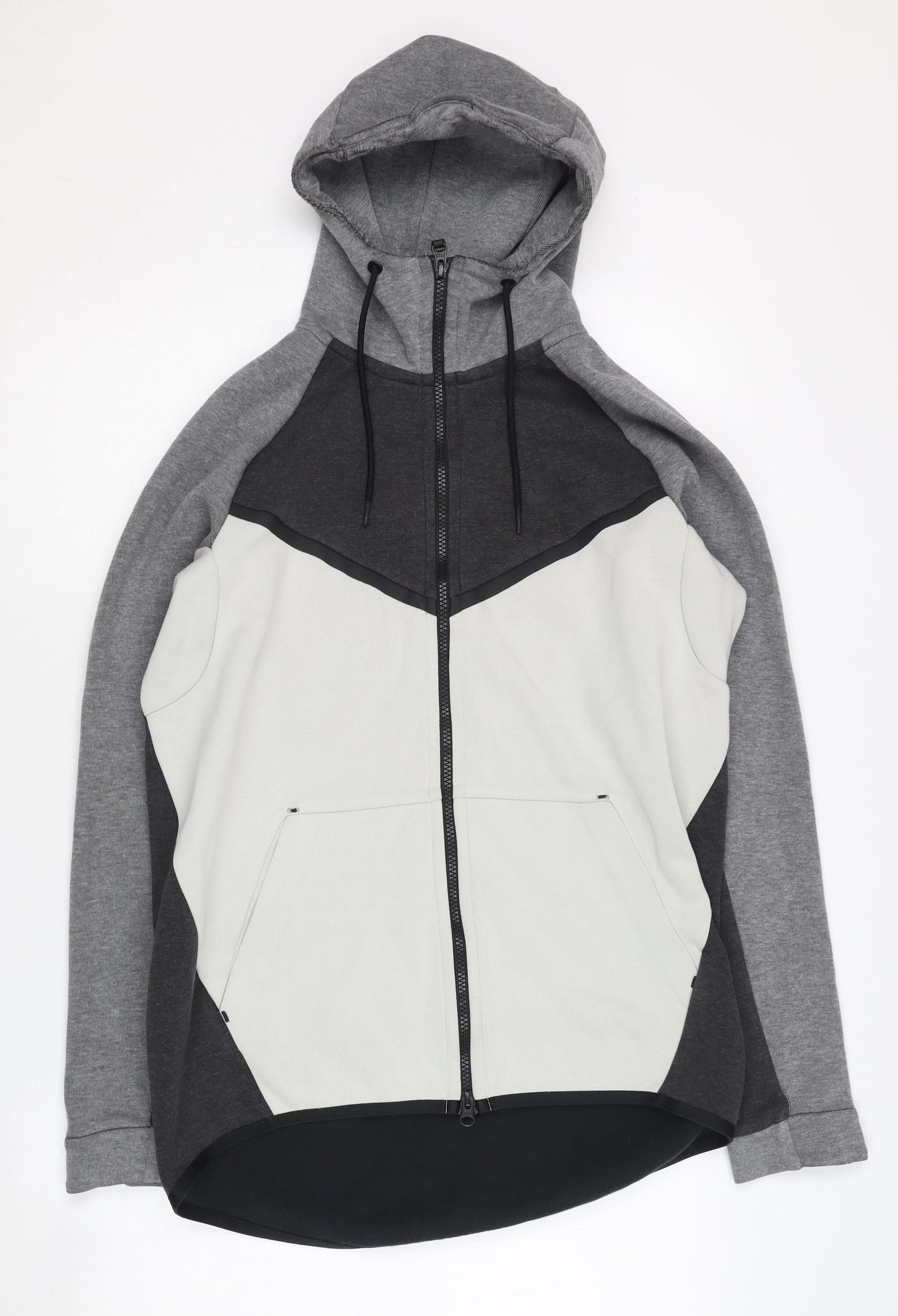 Nike Men's Grey Full Zip Hoodie M