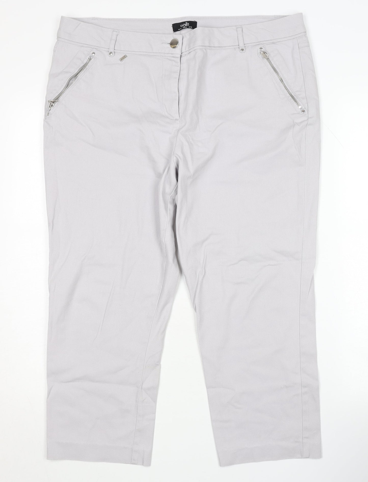 Wallis Women's Grey Trousers Size 16
