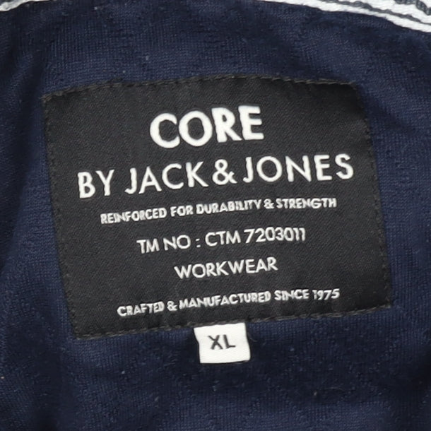 Jack & Jones Men's Blue XL Full Zip Hoodie