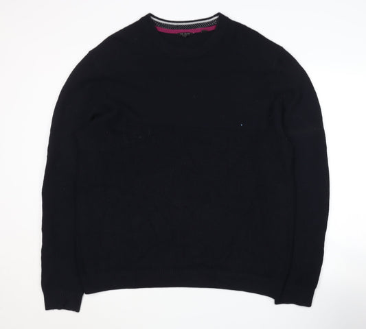 Ted Baker Men's Black Pullover Jumper 7XL Regular Fit