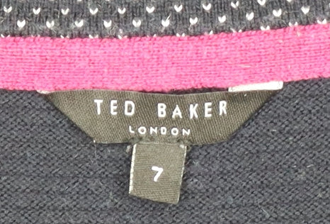 Ted Baker Men's Black Pullover Jumper 7XL Regular Fit