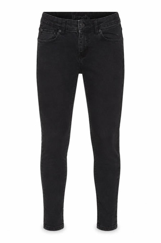 Bench Men's Black Skinny Jeans, Size 20, Slim Fit