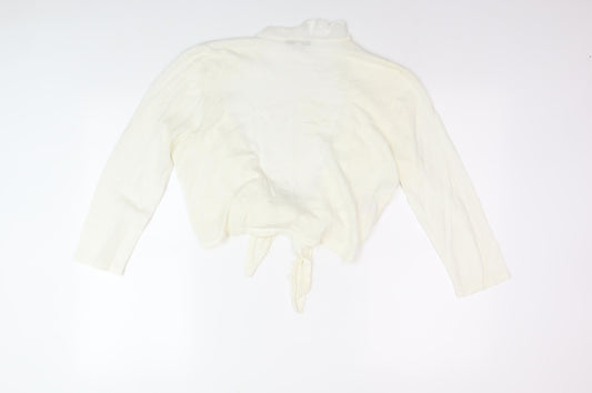 Laura Ashley Women's Ivory Cardigan Size 14
