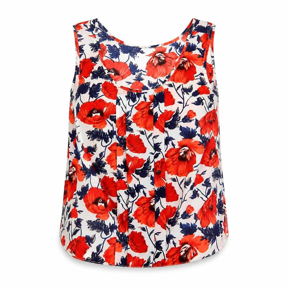 Jane Hamilton Women's Floral Multicoloured Tank