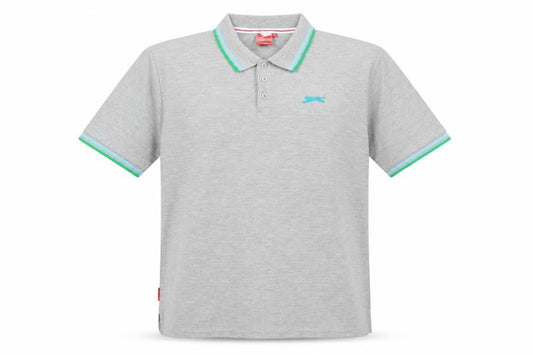 Slazenger Grey Men's XL Polo Shirt Short Sleeve