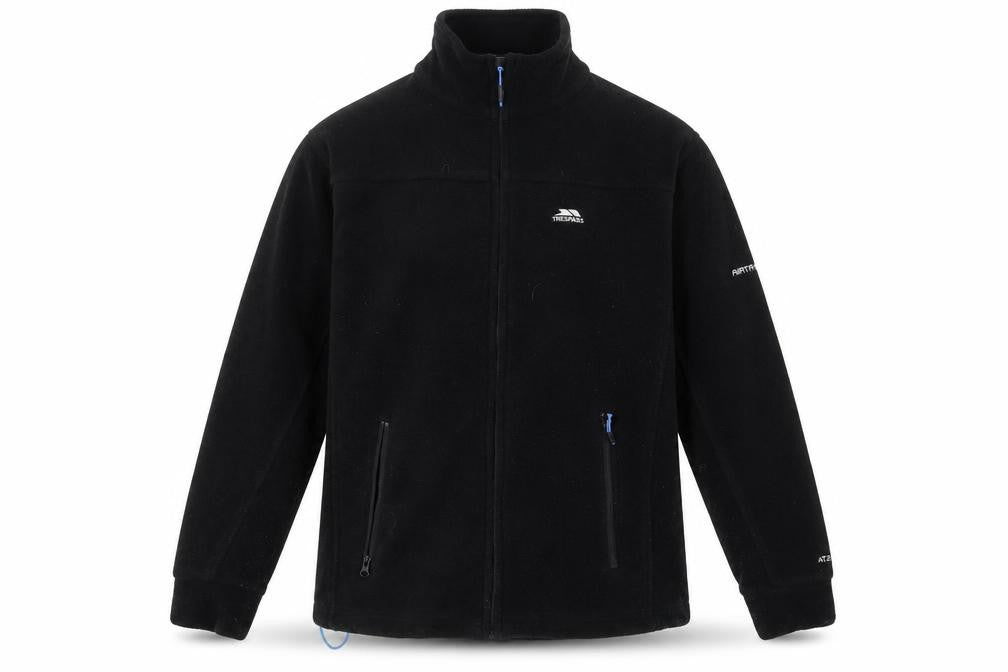 Mens UK M  Trespass Black Full Zip Sweatshirt
