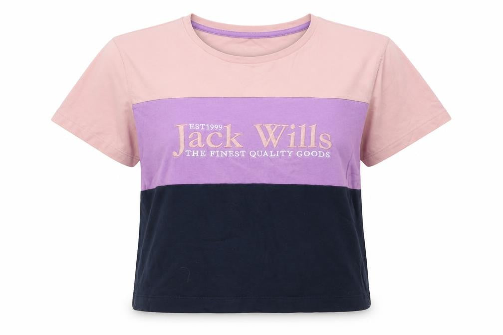Womens UK Size 6 Jack Wills Multicoloured Cotton T-Shirt