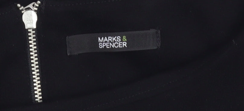 Marks and Spencer Women's Black Dress 14 Studded