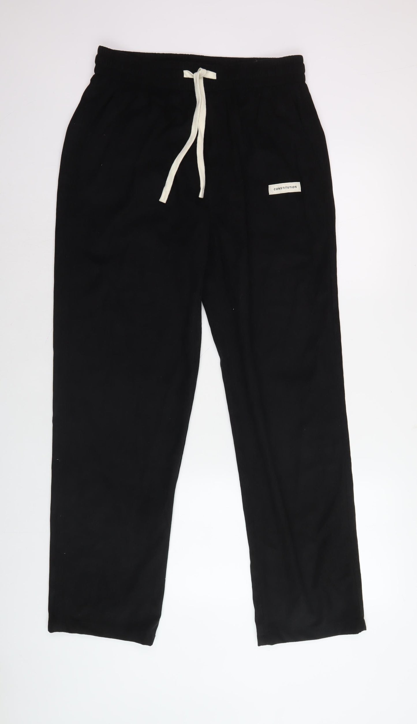 MANFINITY Black Unisex Sweatpants - M, Casual Elastic Waist