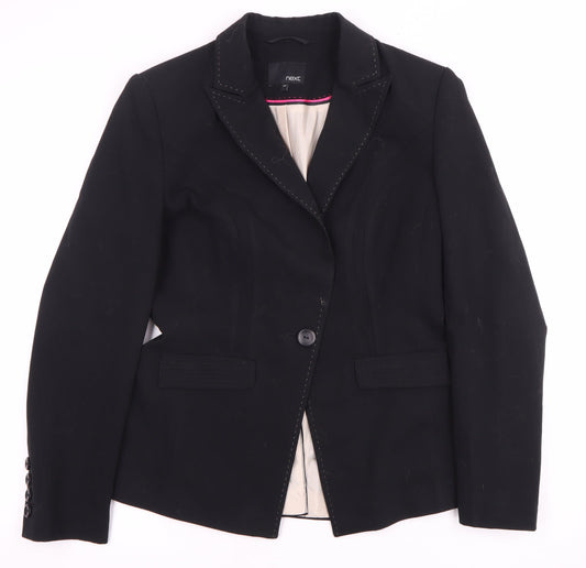 Next Women's Black Blazer, Size 12, Regular Fit