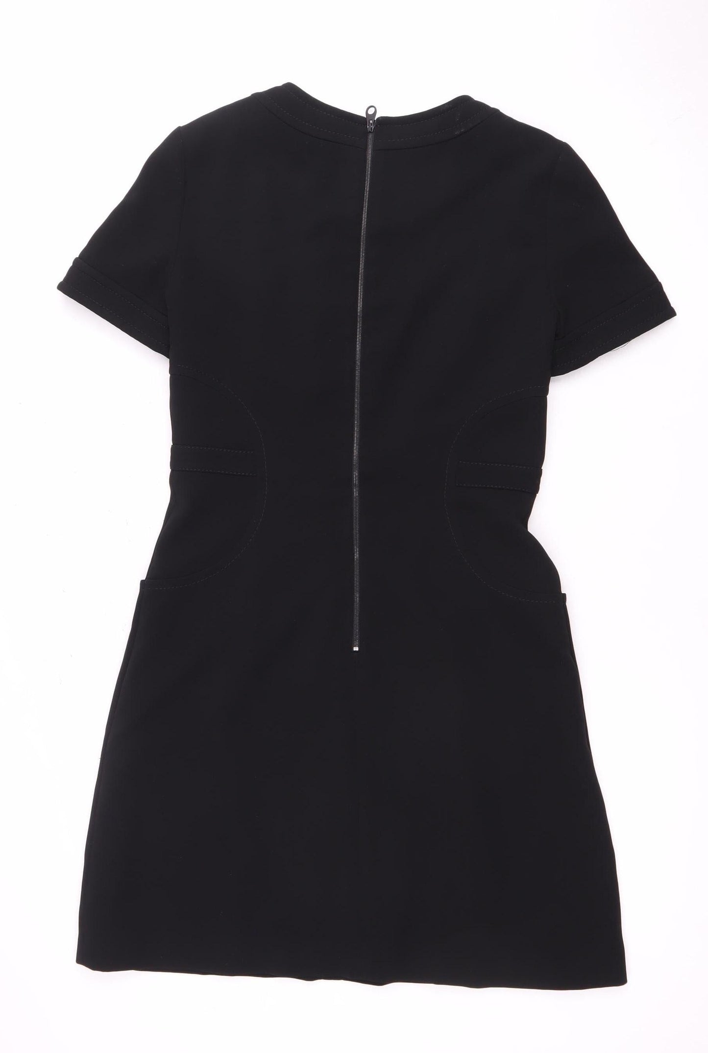 Karen Millen Women's Black Dress Size 12, Round Neck