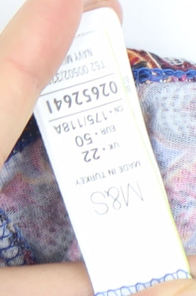Marks and Spencer Women's Multicoloured Floral Tank