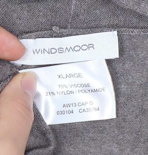 Womens UK Size XL Windsmoor Grey Viscose Blend Blouse