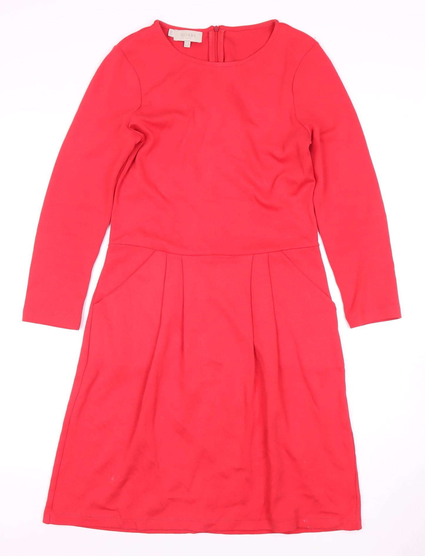 Hobbs Women's Red Fit & Flare Knee Length Dress