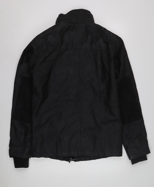 Next Men's Black Military Jacket S - Stylish & Practical