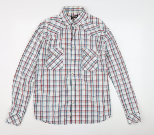 Jack & Jones Men's Multicoloured Plaid Shirt - Size L