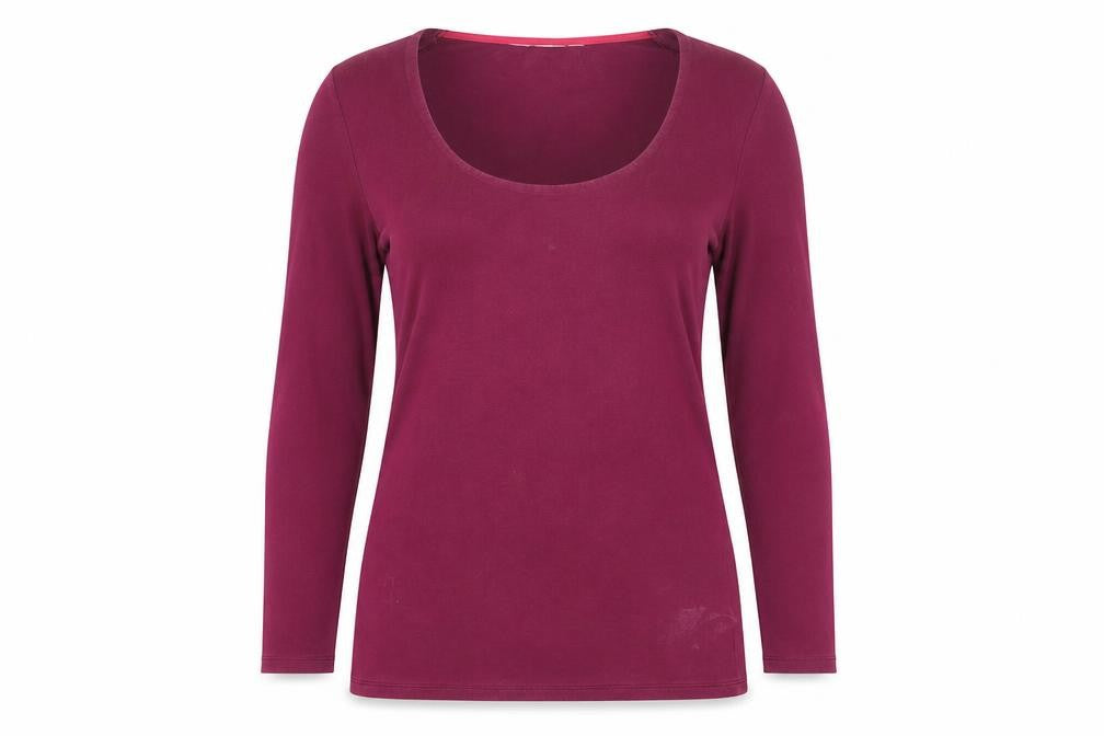 Womens UK Size 10 Boden Purple Cotton Blend T-Shirt