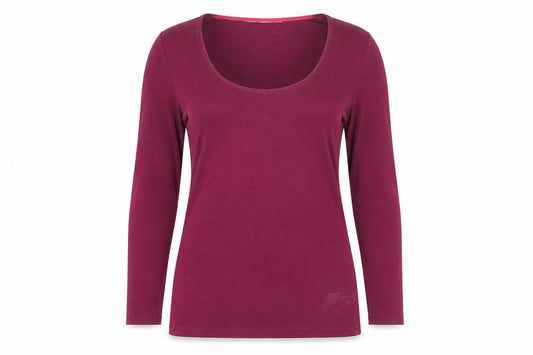 Womens UK Size 10 Boden Purple Cotton Blend T-Shirt
