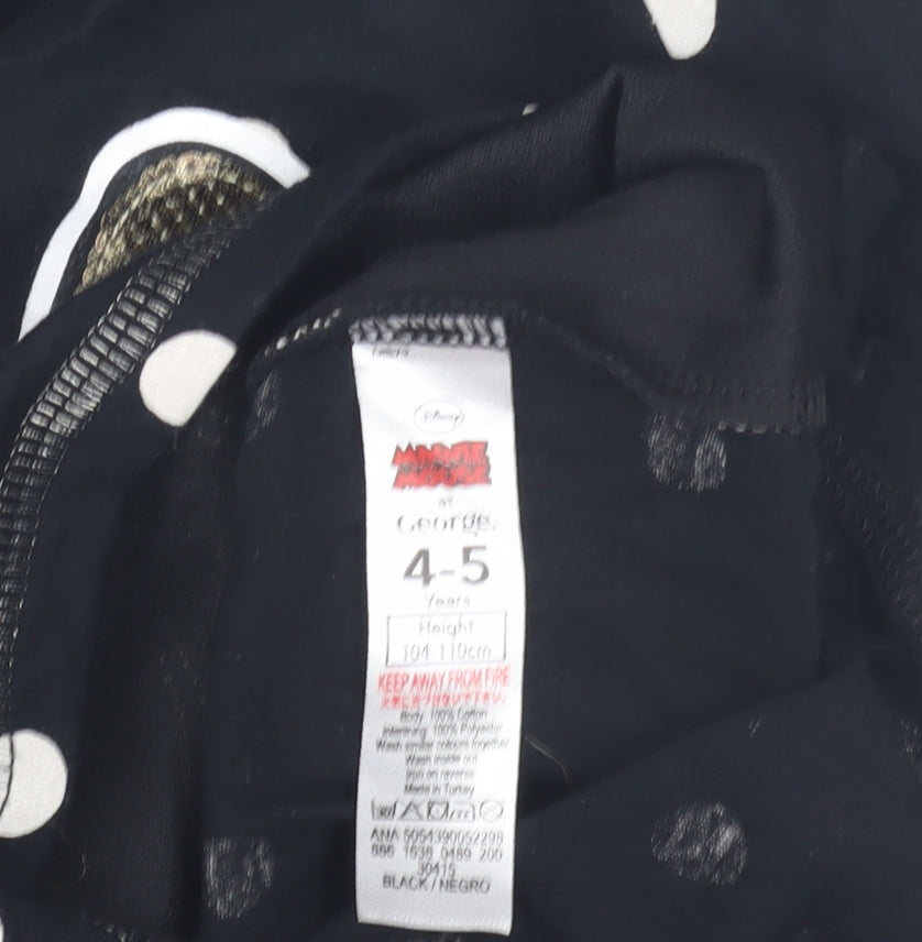 Disney by George Teens Black Polka Dot Minnie Mouse T-Shirt