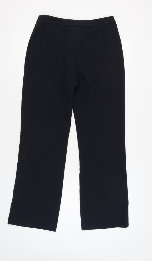 Debenhams Women's Black Straight Trousers, Size 12