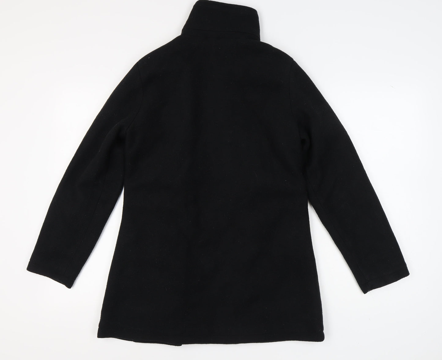 La Redoute Women's Black Motorcycle Coat Size 12