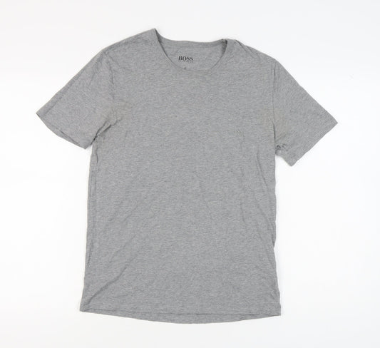 Hugo Boss Men's Grey Crew Neck Short Sleeve T-Shirt