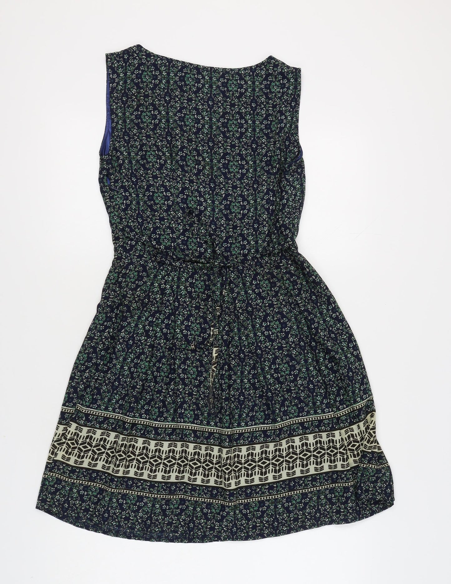 Tenki Women's Blue A-Line Dress, Size 12, Casual Style
