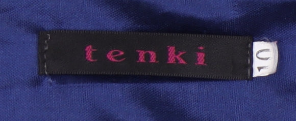 Tenki Women's Blue A-Line Dress, Size 12, Casual Style