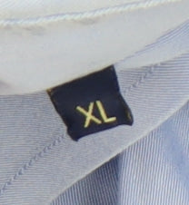 David Saddler Men's Blue XL Dress Shirt Classic