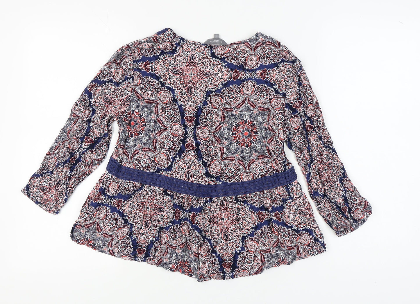 Principles Women's Multicoloured Paisley Tunic Blouse