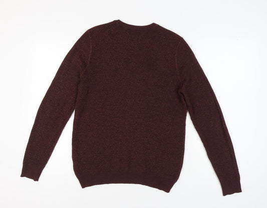 Peckham Rye Men's Brown Knit Pullover Jumper M