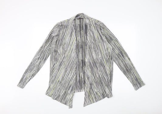 Anna Rose Women's Medium Black Striped Jacket