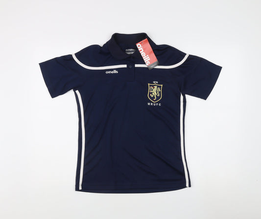 O'Neills Unisex Navy Polo Shirt, Size 10, New