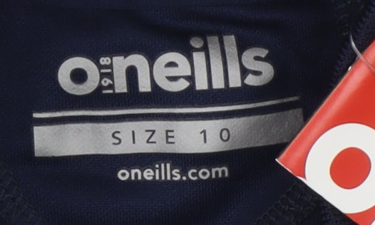 O'Neills Unisex Navy Polo Shirt, Size 10, New