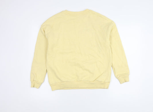 Mint Velvet Women's Yellow Sweatshirt Cotton S