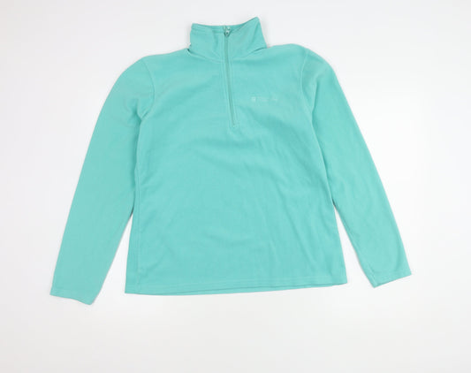 Mountain Warehouse Women's Blue Fleece Pullover Sweatshirt L