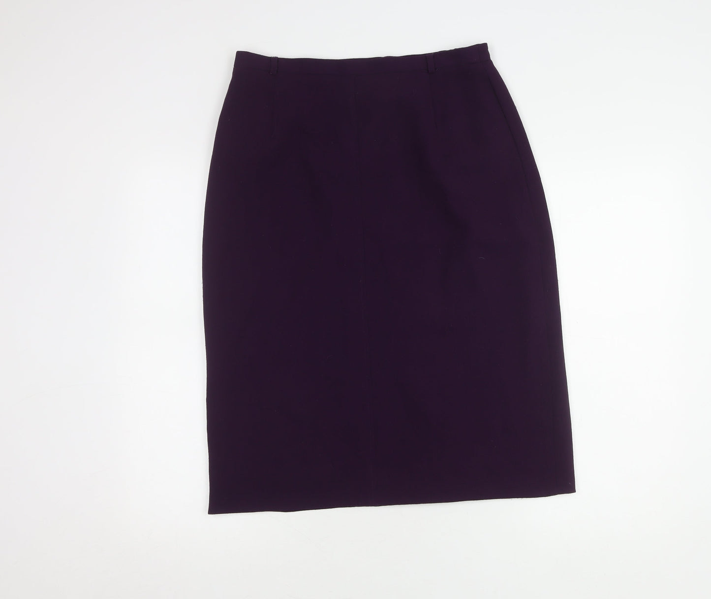 Viyella Women's Purple Pencil Skirt Size 14