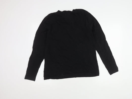 Batman Black Long Sleeve T-Shirt, Men's Small